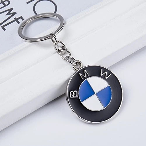 Bmw luxury leather keychain - leather,