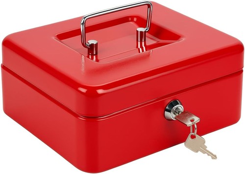 Metal coin cash box - |,