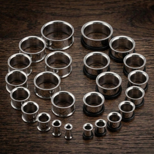 Double single flare flesh - double, or