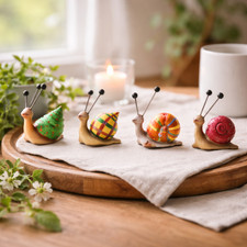 Snail figurine brightly - figurine, 4