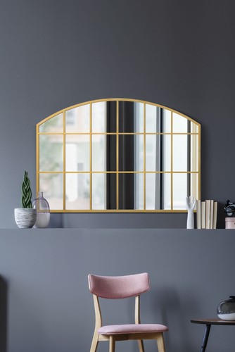 Large gold frame arch over - arch,