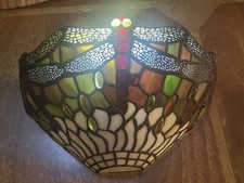 Pair of Tiffany Style Art Deco