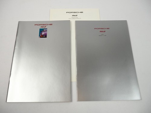 Brochure porsche 968 - 968, coupe