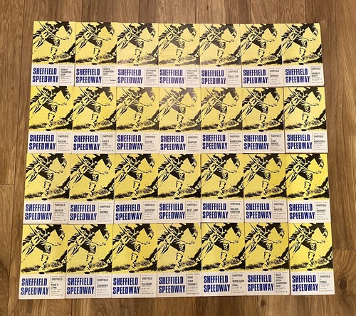 Sheffield speedway programmes - sheffield,