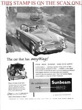 SUNBEAM 'Rapier' 1.4L Saloon Motor Car ADVERT (5) Original 1956 Print Ad 704/29