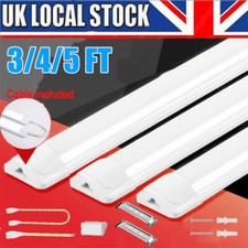6FT 8FT 10FT  LED Strip Lights Batten Tube Light Office Shop Garage Ceiling Lamp