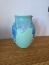 Poole Pottery Vase Teal/Blue