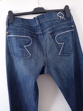 Rock & Republic ladies Bootcut embellished pocket jeans size 30" leg 35"  new 