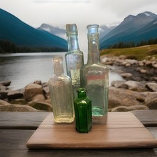 4 Vintage Bottles Inc: Cartons HP Sauce, Hoe‘s Sauce,  California Syrup Figs