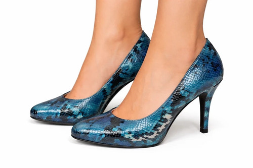 Multi blue reptile skin - multi-blue,,