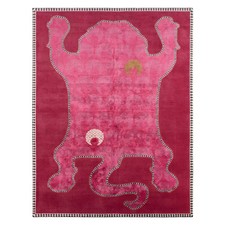 Handmade Rug with Bold Tiger