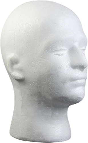 Male foam head - foam, model,