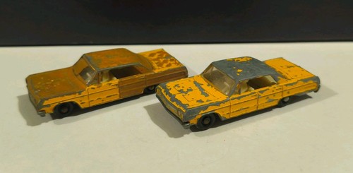 Pair vintage matchbox - vintage,