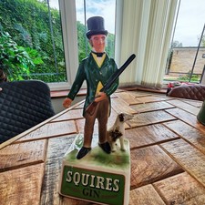 VERY RARE SQUIRES GIN CERAMIC