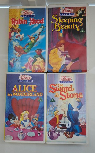 Vintage disney vhs bundle - vhs,