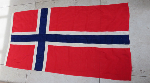 Vintage norway cotton flag - norway,