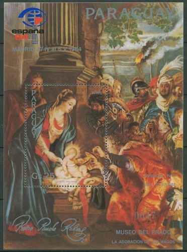 Paraguay 1984 espana painting - espana,