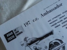 AMBASSADOR 197cc MOTORCYCLE