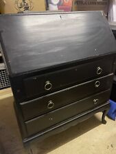 Vintage Writing Bureau Antique Wooden Painted Upcycle Shabby Wood 1950s