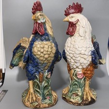Large Vintage Pair of Pottery