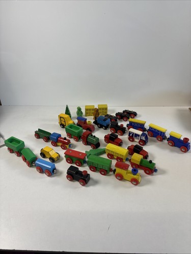 Wooden train track - wooden,