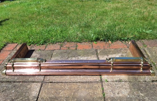 Antique fire fender - antique,