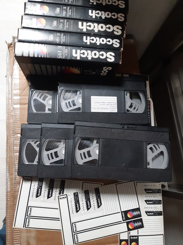 Scotch vhs recordable - 5, re-recordable