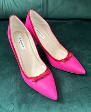 LK Bennett hot pink shoe with