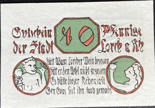 Pfennig lorch 1920 serial - pfennig,