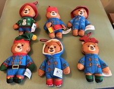 McDonald's Happy Meal Soft Toys , 6 x Xmas Paddington Bear.  2023