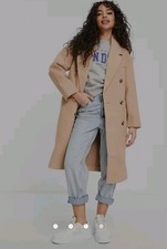 Topshop Long Double Breasted