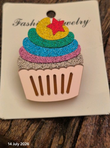 Modern acrylic handmade - handmade, brooch