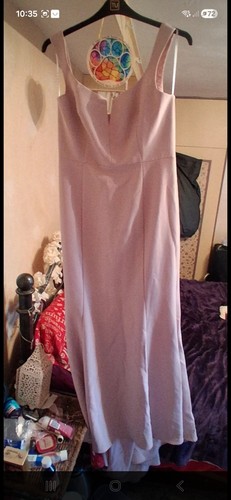 Dusky pink long - dusky, dress