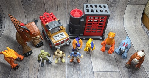 Jurassic world and imaginext - and,