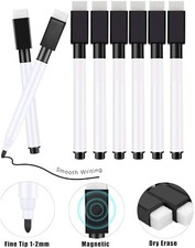 8 Black Magnetic White Board