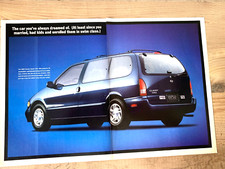 NISSAN QUEST QXE V6 -  FRAMEABLE ART ORIGINAL USA AMERICAN CAR PRESS ADVERT