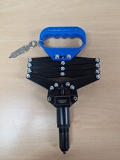 Draper 27839 Expert Lazy Tongue Tong Folding Hand Pop Riveter Rivet Gun +Nozzles