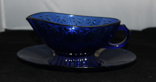 Cobalt blue glass - cobalt, boat