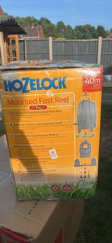Hozelock fast reel 40m wall - fast,