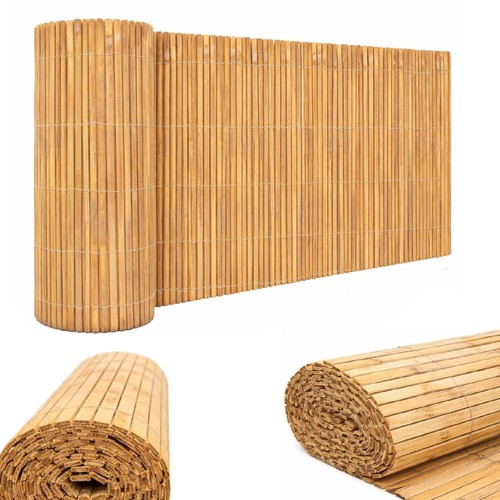 Bamboo garden fence screening - garden,