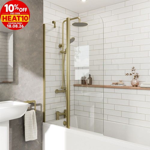 Curved folding bath - curved,
