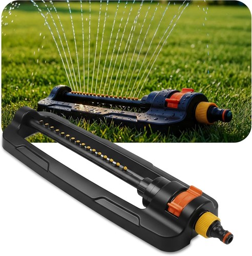 Oscillating lawn sprinkler - lawn,