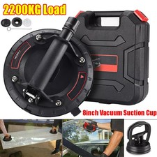 2x 8'' 500kg Vacuum Suction Cup Glass Lifter Granite Sucker Pump Lift Heavy Duty