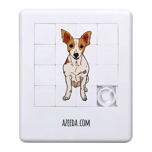 Rat terrier sliding puzzle - 'rat,