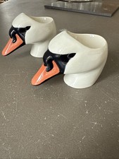 Quail Ceramic Swan Egg Cup
