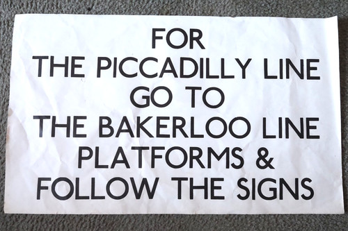 Notice from piccadilly - notice,