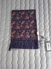 New Paisley Silk Scarf Rrp £35