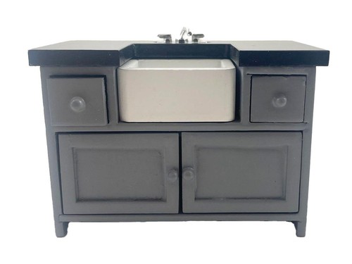 Dolls house black grey - dolls, &