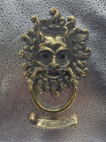 Vintage solid brass gothic - vintage,