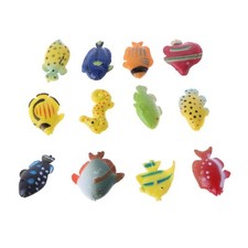 12-piece Marine Animal Fish Model Educational Toy Party Bag